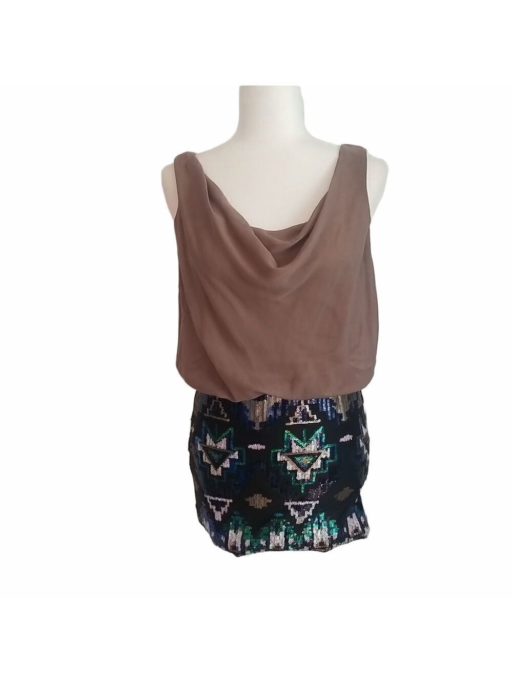 LILY ROSE One Piece Dress , Sequins Skirt. Sz Small